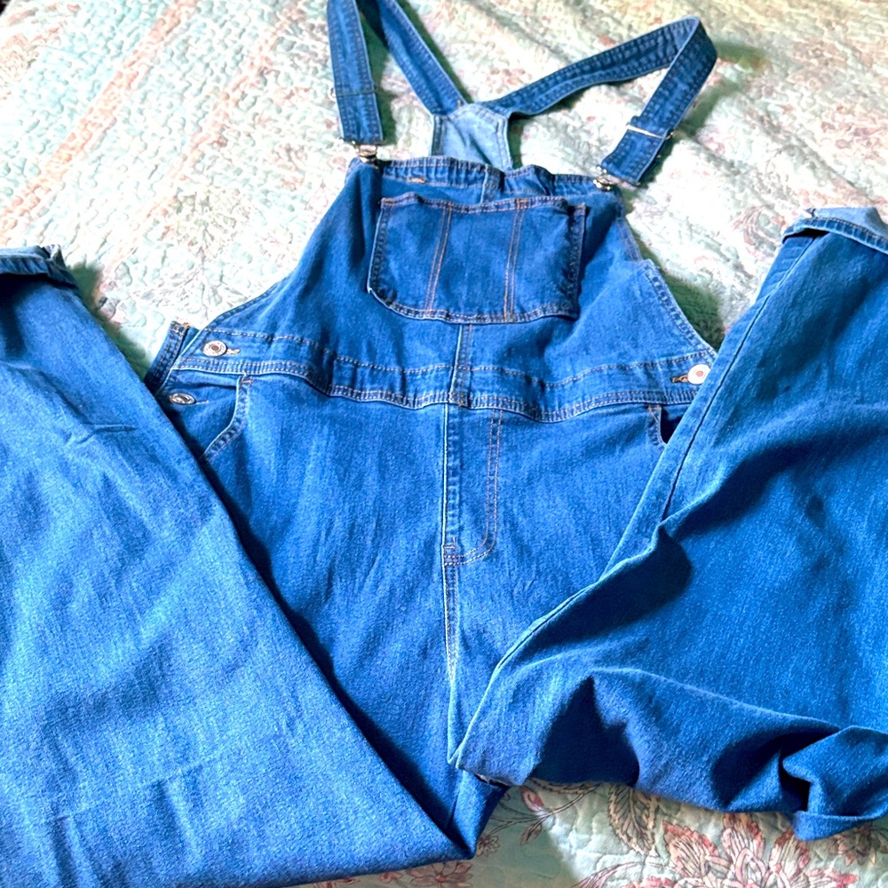 Women's Blue Denim Overalls